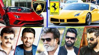 South Indian Superstar Luxurious Cars ⭐ Ft.Rajinikanth, Prabhas , NT Rao ,Vijay ,Pavan ,Nagarjuna ⭐