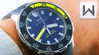 IWC Aquatimer 2000 IW3568-08 3568-08 Luxury Watch Review