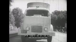 1952 SEMI TRUCKS & TRUCK DRIVER  DRIVER'S EDUCATION FILM  " KNIGHTS OF THE HIGHWAY " 50814