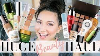 HUGE BEAUTY HAUL - Drugstore and Luxury Skincare, Makeup and Hair | LuxMommy