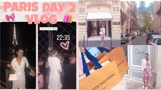 PARIS VLOG ~ luxury shopping, eiffel tower at night, 5 star hotel room tour & more!????????❤️