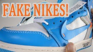 Should You Buy Fake Luxury Goods: Fake Off White Nikes