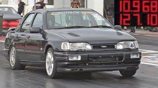 600HP+ Ford Sierra Sapphire Cosworth at Hal Far Raceway