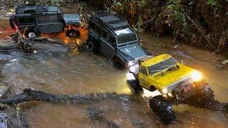 Traxxas TRX-4 and Vaterra Ascender K-10 going wet