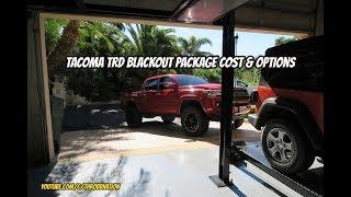 What is the Tacoma TRD Blackout Package?  How much to DIY?