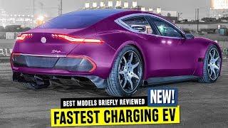 Top 8 Fastest-Charging Electric Cars to Buy for Long-Trip Convenience