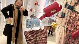 Dior Luxury Shopping Vlog ☆ Trying On Dior Bags From Dior Cruise 2019 Collection