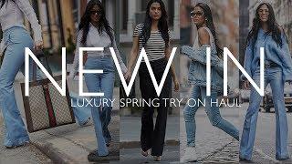 NEW IN: Spring Outfits Luxury try on haul ft. Gucci, Sergio Rossi