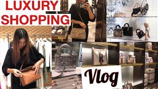 LUXURY SHOPPING WITH ME ft Chanel Dior Gucci Loewe | Alice Chen