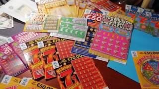 Wow!Bonus!  Scratchcards LUXURY LINES...MONEY SPINNER..and Money. money