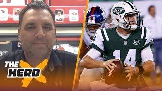 Anthony Becht on Jets QB situation: Sam Darnold is a 'luxury' for the Jets | NFL | THE HERD