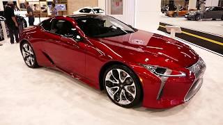 New 2019 Lexus LC500 Luxury Sports Coupe - Exterior Tour Walk Around - 2018 OC Auto Show