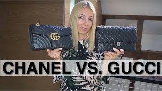 CHANEL CLASSIC FLAP VS. GUCCI MARMONT || LUXURY HANDBAG COMPARISON || ANNA IN WARSAW