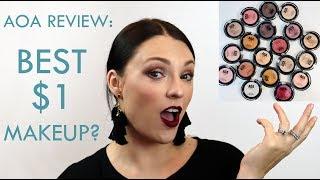 AOA Velour Eyeshadow & Highlighter Review: Best $1 Makeup Ever??