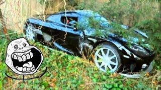 Abandoned Supercars and Luxury cars around the World Part.13 - Ferrari Lamborghini Jaguar Honda NSX