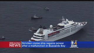 Luxury Cruise Ship Stranded In Buzzards Bay