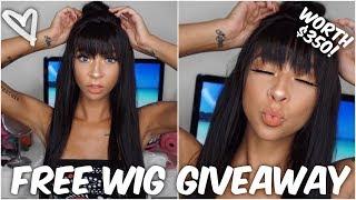 Another Giveaway!?! | Eva Wigs Lace Front Wig with Bangs | Lexi Luxury
