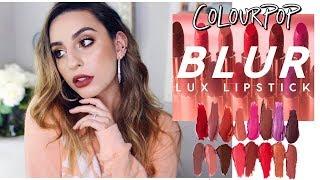 Colourpop Velvet Blur Lux Lip Swatches!