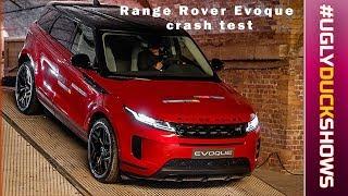 UGLY DUCK:  Посмотрите, как новый Range Rover Evoque разбивают на краш-тестах