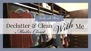 Declutter & Clean With Me | Master Bedroom Closet | Cleaning Motivation