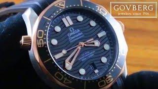 Omega Seamaster Diver 300m (Sedna Gold/Steel) 210.22.42.20.01.002 Luxury Watch Review