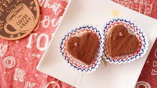 Mini Chocolate Cake Without Oven (Valentine Recipe) | Homemade Luxury