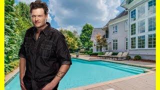 Blake Shelton House Tour $2200000 Brentwood Mansion Luxury Lifestyle
