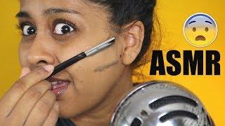 SHAVING MY WHOLE FACE ASMR! Brushing Hair, Tapping, Bubble Sounds