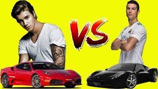 Cristiano Ronaldo & Justin Bieber ' s Luxury Cars Collection Video 2019