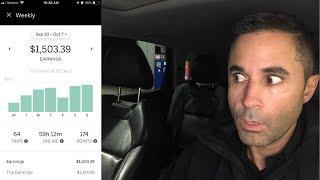 Uber Driver(REAL EARNINGS) From My Best Week As An Uber Driver