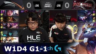 HLE vs KT - Game 1 | Week 1 Day 4 S9 LCK 2019 Summer | Hanwha Life Esports vs KT Rolster G1 W1D4