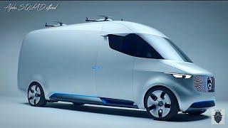 Mercedes Future Vehicle – Future Luxury Van with Self Driving and Delivering Drone / Future Cars