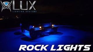 Bright LED Rock Lights on Jeep Wrangler from LUX