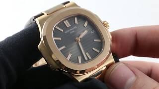 Patek Philippe Nautilus 5711R-001 Rose/Strap  Luxury Watch Review