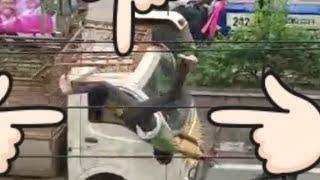 Bike hit Tata ace|Hyderabad