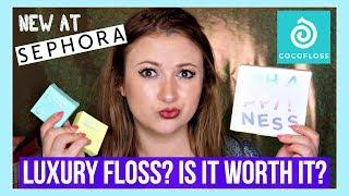 $8 SCENTED FLOSS AT SEPHORA?! Cocofloss Review | Luxury Quick Review | MissGlamBAM