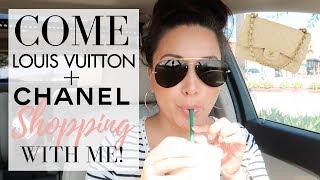 COME LUXURY SHOPPING WITH ME - Chanel + Louis Vuitton | LuxMommy