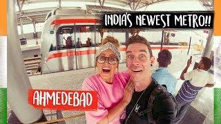 India's NEWEST Luxury Metro Train Ahmedabad!! ???????? Kinging-It India