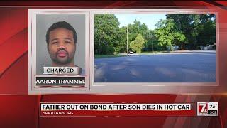Father out on bond after son dies in hot car