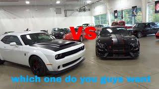 Dodge Demon vs Ford GT350 at Carolina Exotics Car Club
