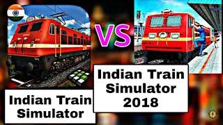 Best comparison ever Indian railway simulator VS Indian train simulator #indianrailway #android #mst