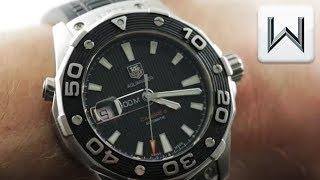 TAG Heuer Aquaracer 500M Calibre 5 (WAJ2110.FT6015) Luxury Watch Review