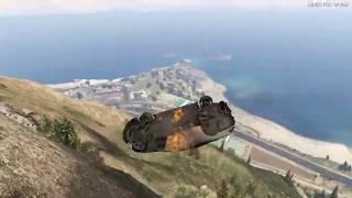 Grand Theft Auto 5 - Driving More Luxury Cars Off Mt Chiliad (GTA 5)