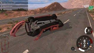 EXTREME CRASHES - Highway Over-speed crashes - BeamNG Drive #465