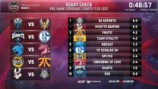 EU LCS Summer 2018 Week 4 Day 1 LIVE ALL GAMES