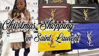Luxury Christmas Shopping in Saint Laurent + GRWM!