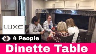 Luxury Fifth Wheel - Fifth Wheel Dinette Table for Four (4)