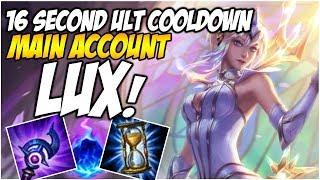 16 SECOND ULTIMATE COOLDOWN ON LUX! - Climb to Master S8 | League of Legends