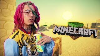 LIL PUMP PLAYS MINECRAFT ~ "Luxury Life In Minecraft" 2018