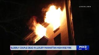 Couple dead in luxury Manhattan high-rise blaze
